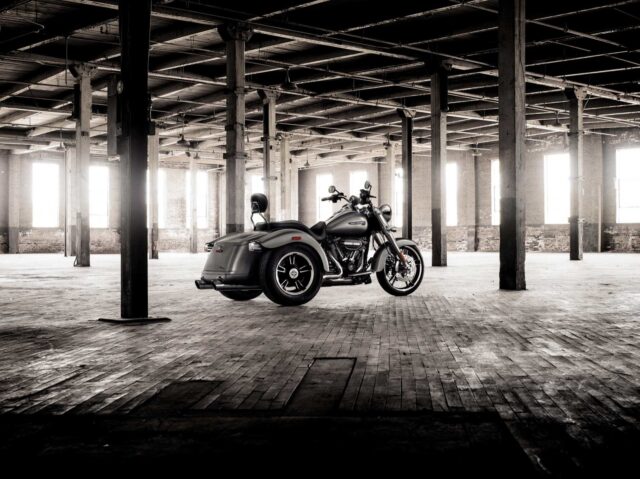 Harley Davidson Freewheeler Stunning Urban Warehouse Wallpaper