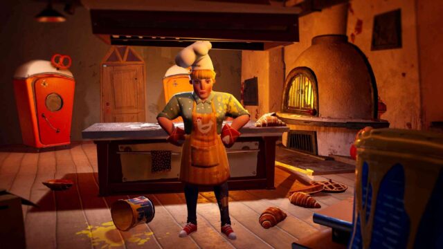Hello Neighbor 2 Chef Character In Mysterious Kitchen Scene