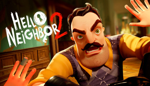 Hello Neighbor 2 Game Art Suspenseful Character Close Up