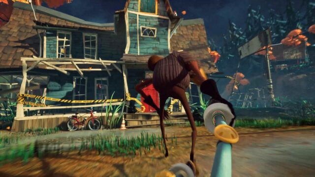 Hello Neighbor 2 Game Mysterious House Encounter Wallpaper