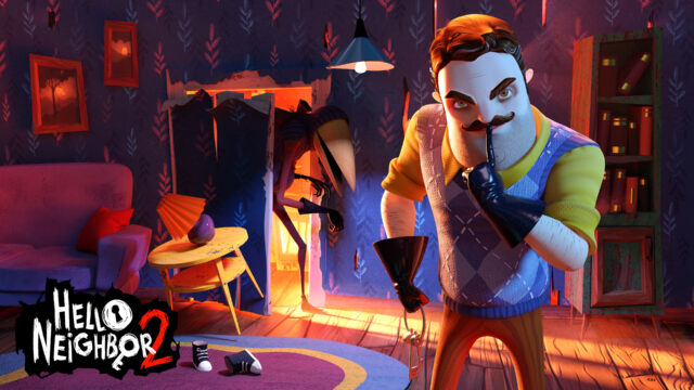 Hello Neighbor 2 Game Suspenseful Wallpaper Scene