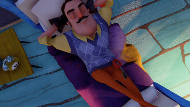 Hello Neighbor 2 Sleeping Neighbor Art Wallpaper