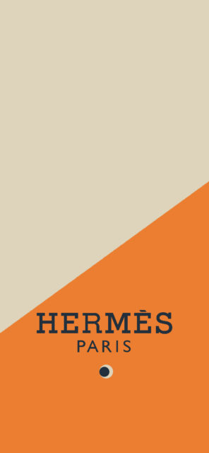 Hermès Paris Elegant Minimalist Wallpaper Design