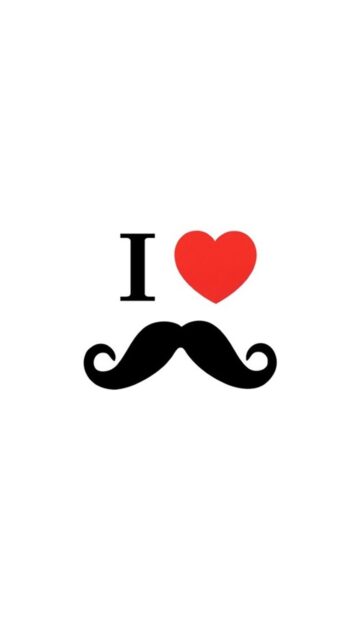 I Love Mustache Simple Stylish Mustache Wallpapers for Mobile and Desktop