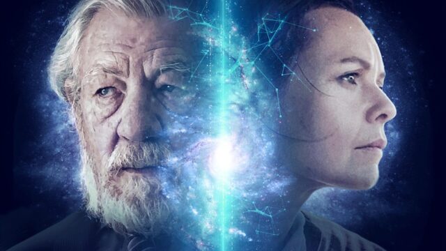 Ian McKellen And Woman Cosmic Portrait Stunning Ian McKellen Wallpapers