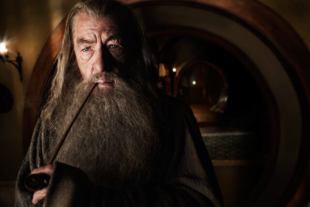 Ian McKellen As Gandalf In The Lord Of The Rings Movie Wallpaper