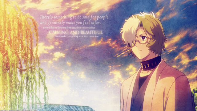 Ikoma Wallpapers Calm Beautiful Anime Character With Sunset Background And Inspirational Quote