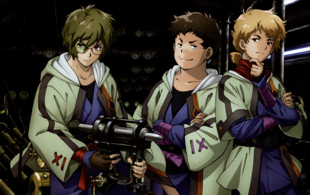 Ikoma Wallpapers Featuring Three Anime Characters In Tactical Gear Holding Advanced Weapon