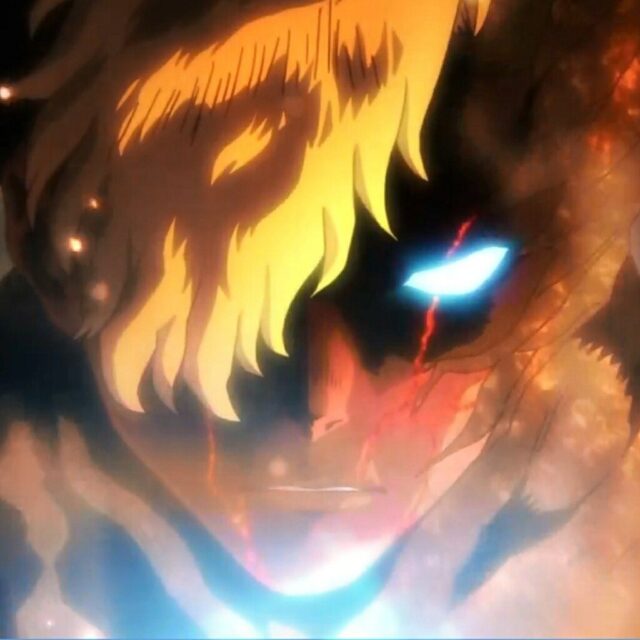 Ikoma Wallpapers Powerful Anime Character With Glowing Eye And Intense Expression
