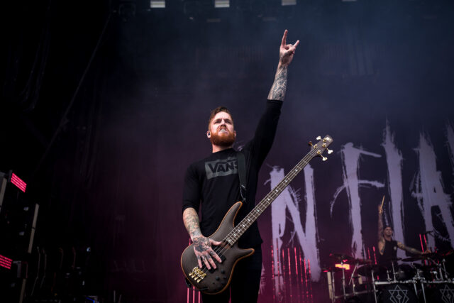 In Flames Band Concert Energy Captured For Wallpaper Usage