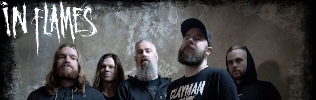 In Flames Band Dynamic Group Shot Wallpaper