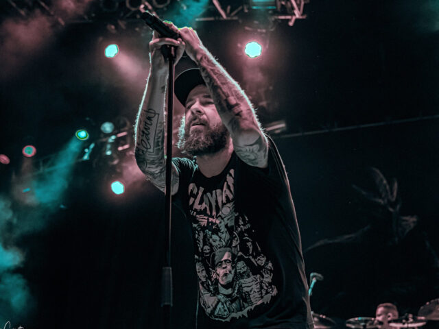 In Flames Band Live Performance Wallpaper Stage Lights And Energy