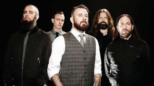 In Flames Band Members Group Portrait Wallpaper