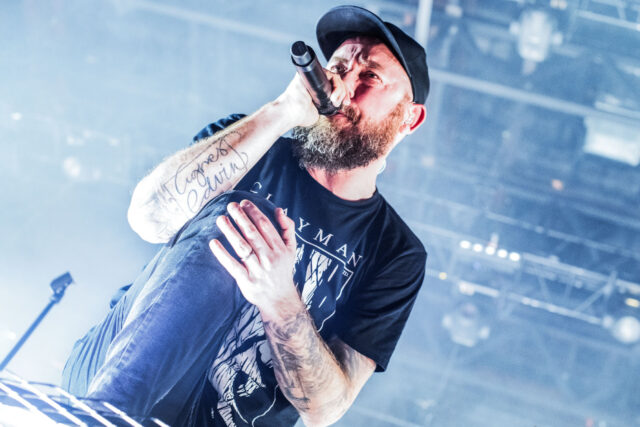 In Flames Concert Energy Band Performance Wallpaper