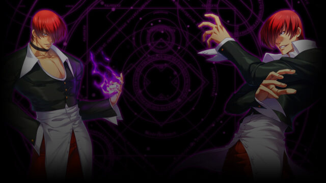 Iori Yagami Wallpaper Dark Aura Energy Display