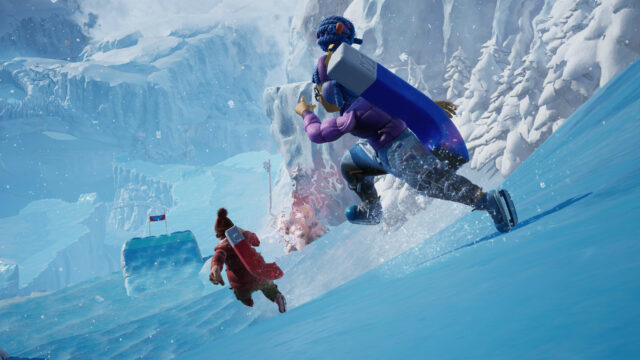 It Takes Two Snowboarding Scene Adventure Wallpaper