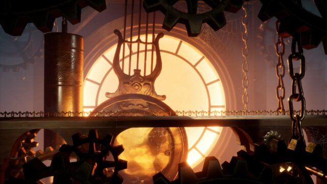 It Takes Two Wallpapers Clockwork Gears And Vintage Musical Instrument Background