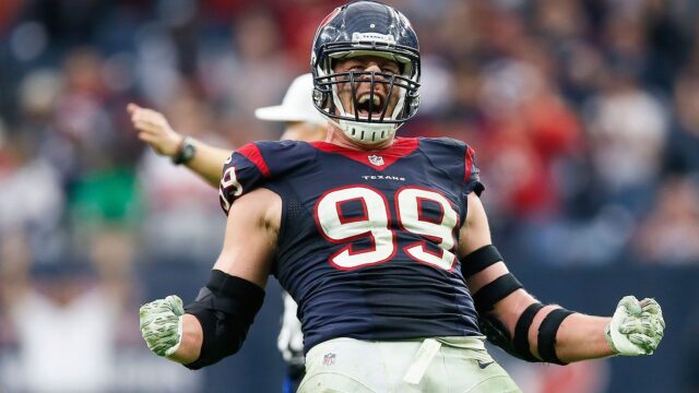 JJ Watt Celebrating On The Field Football Wallpaper