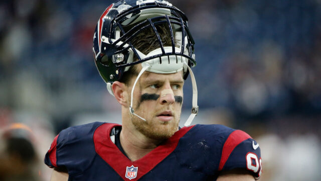 JJ Watt Focused On The Field NFL Wallpaper