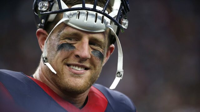 JJ Watt Smiling On The Field Wallpaper NFL Football Player