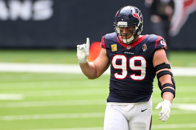 JJ Watt Wallpaper Dominating The Field In NFL Game