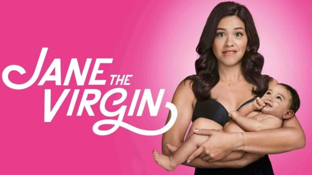 A woman holds a smiling baby with a surprised look on her face in Jane The Virgin wallpapers, HD Desktop Wallpaper