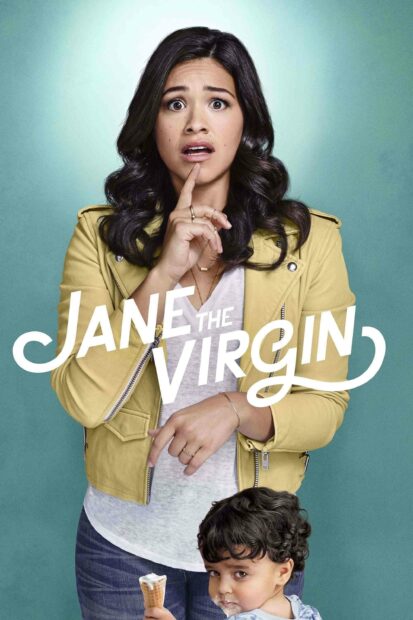 A surprised woman and a child with ice cream from Jane The Virgin wallpapers, 2K Mobile Wallpaper