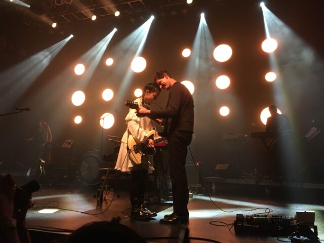 Japanese Breakfast Band In Stage Wallpaper