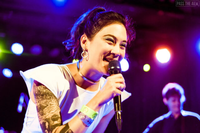 Japanese Breakfast Live Performance Vibrant Wallpaper