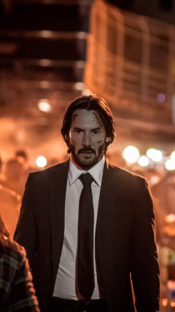 John Wick Chapter 2 Intense Action Scene Wallpaper