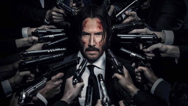 John Wick Chapter 2 Intense Standoff Wallpaper