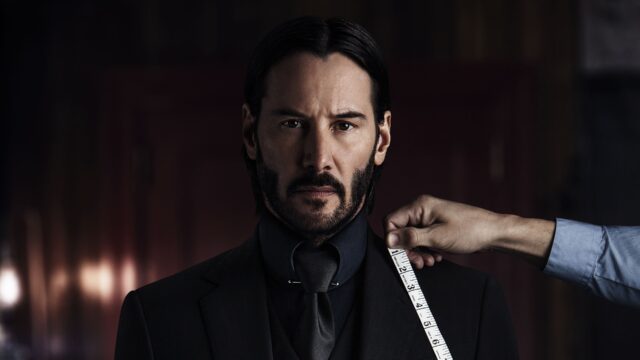 John Wick Chapter 2 Wallpaper Suit Fitting Scene