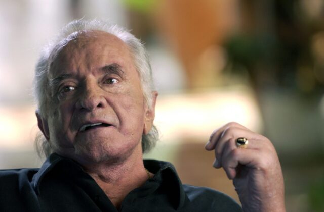 Johnny Cash Iconic Portrait Wallpaper For Desktop Background