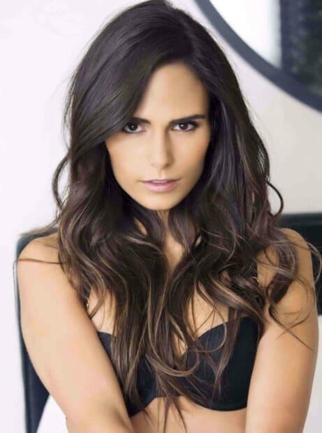 A close up portrait of Jordana Brewster with long dark hair and intense eyes, HD Mobile Wallpaper