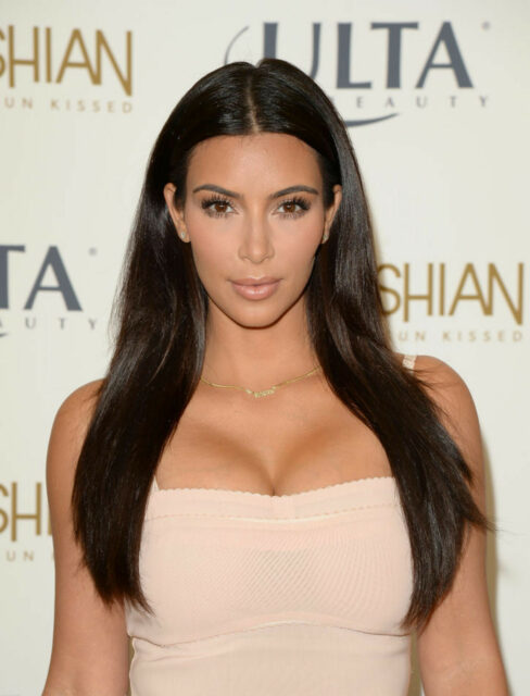 Kim Kardashian Stunning Close Up Portrait Wallpaper For Phone And Desktop