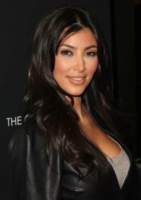 Kim Kardashian Stunning Portrait Wallpaper For Elegant Backgrounds
