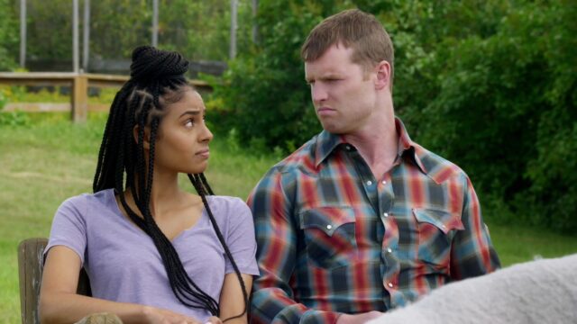 Letterkenny TV Series Wallpaper With Characters Sharing A Moment Outdoors