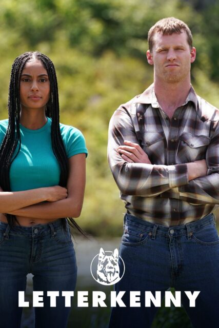 Letterkenny TV Series Wallpapers Featuring Main Characters In Casual Outdoors Setting