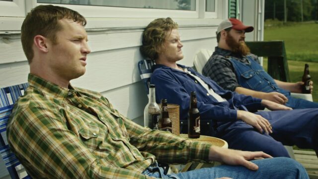 Letterkenny TV Series Wallpapers Relaxing Characters On Porch With Beers