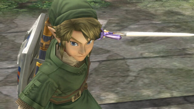 Link Action Scene Legend Of Zelda Twilight Princess Wallpaper