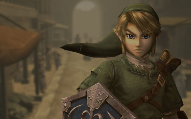 Link From Legend Of Zelda Twilight Princess Wallpaper In Medieval Town