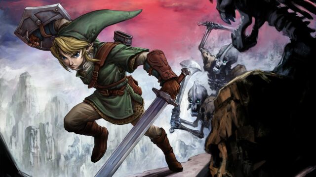 Link In Epic Battle From Legend Of Zelda Twilight Princess Wallpaper