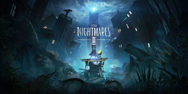Little Nightmares II Dark Puzzle Game Wallpaper with Mysterious Atmosphere and Characters