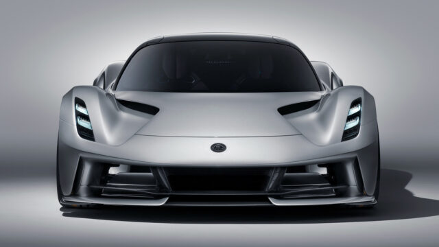 Lotus Evija Front View Silver Car Wallpaper High Resolution