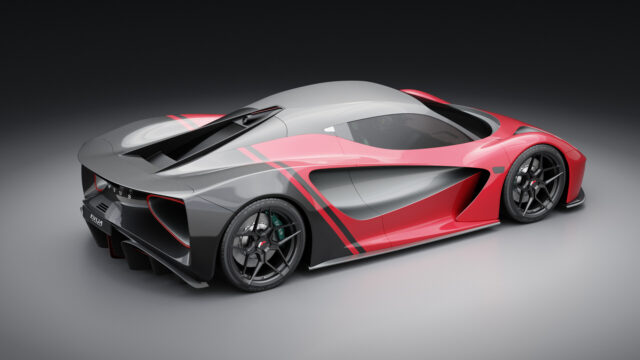 Lotus Evija Wallpapers Stunning Red And Gray Electric Hypercar Design Side View