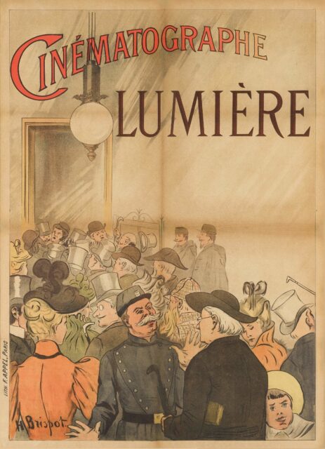 Lumiere Brothers Cinematograph Poster Vintage Artwork