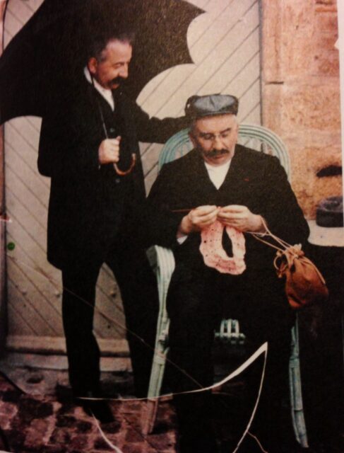 Lumiere Brothers Vintage Moment Knitting And Umbrella