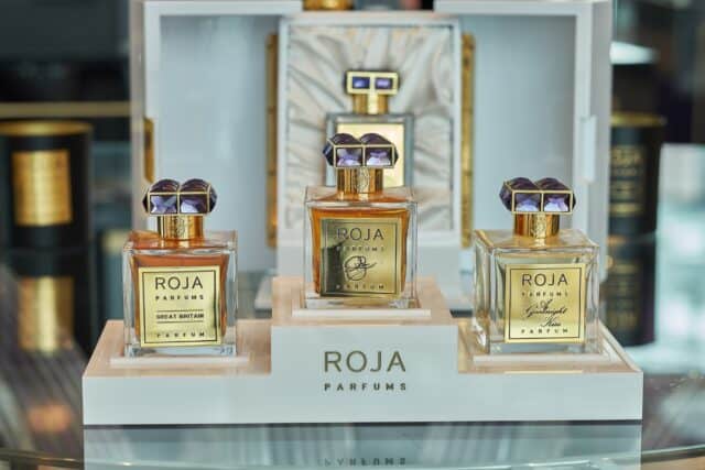 Luxurious Roja Dove Perfume Collection Display