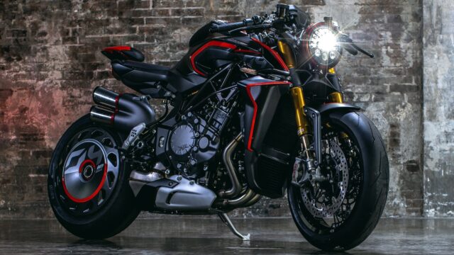MV Agusta Brutale 1000 Motorcycle Black and Red Modern Sportbike Wallpaper