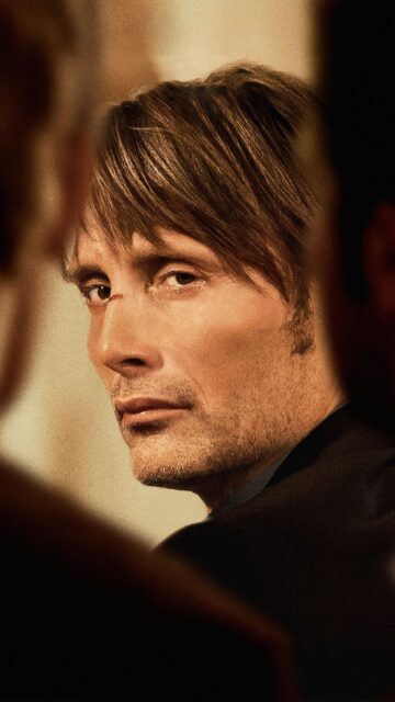 Mads Mikkelsen Captivating Gaze Wallpaper HD
